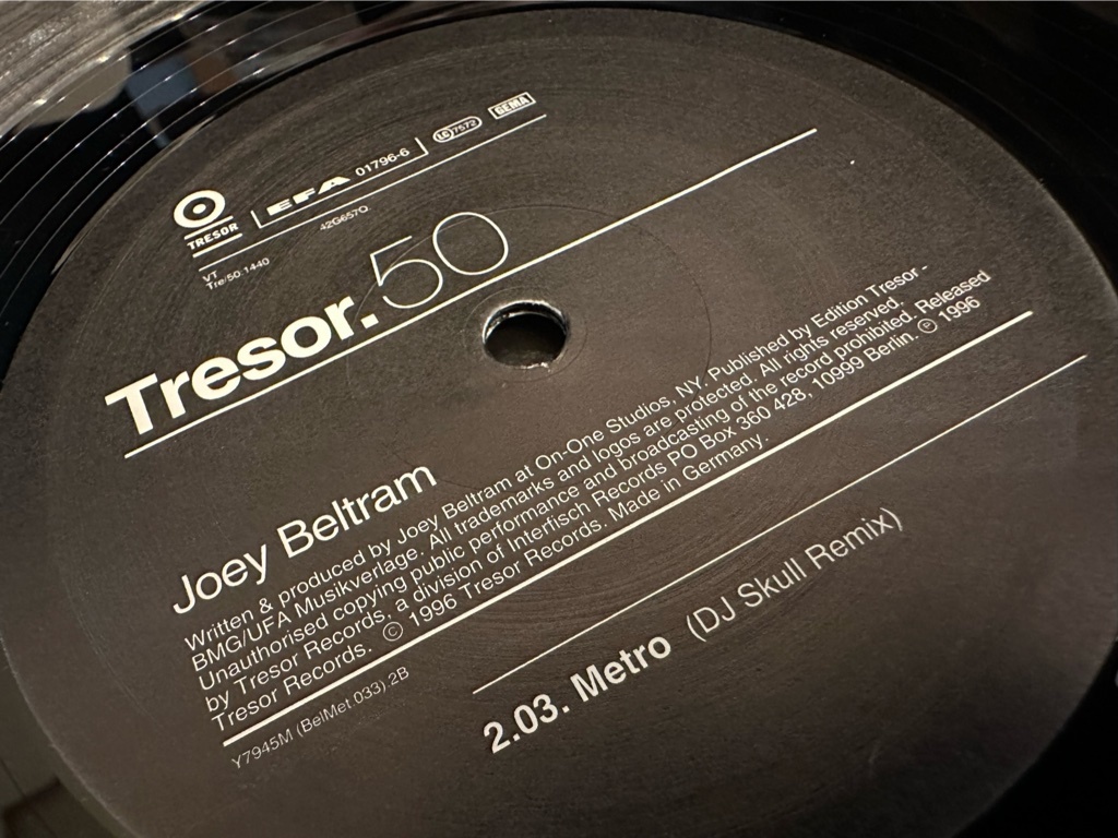 12”★Joey Beltram / Metro / Cristian Vogel / DJ Skull / ミニマル！の画像2