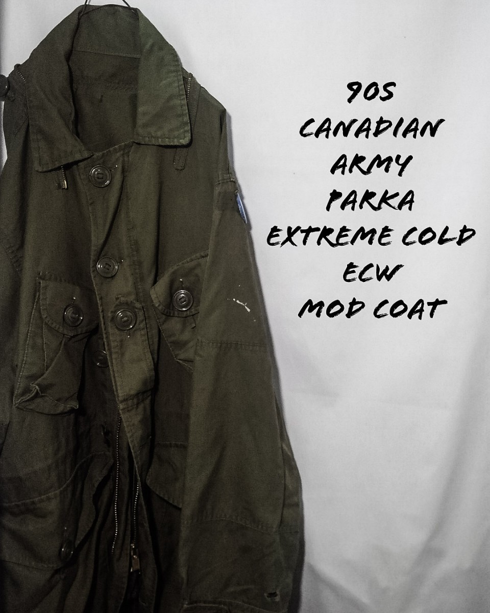 保障できる 90s coat mod ECW COLD EXTREME Parka Army Canadian