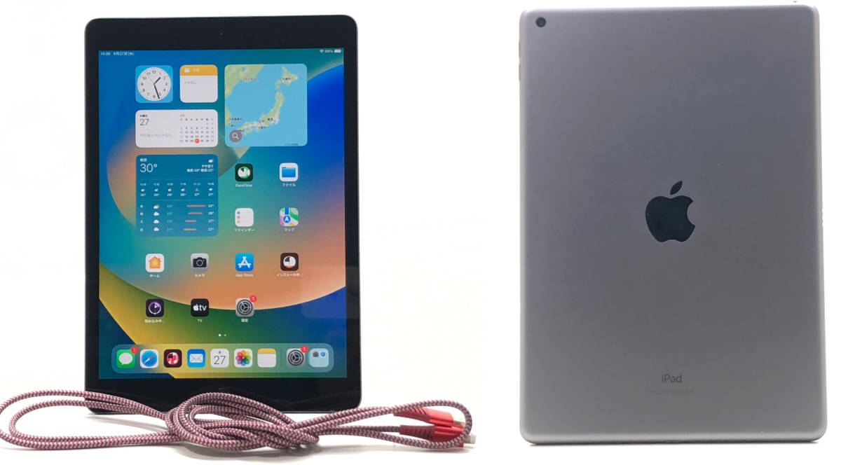 5030】Apple iPad 第7世代 MW742J/A A2197 スペースグレイ 32GB 10.2