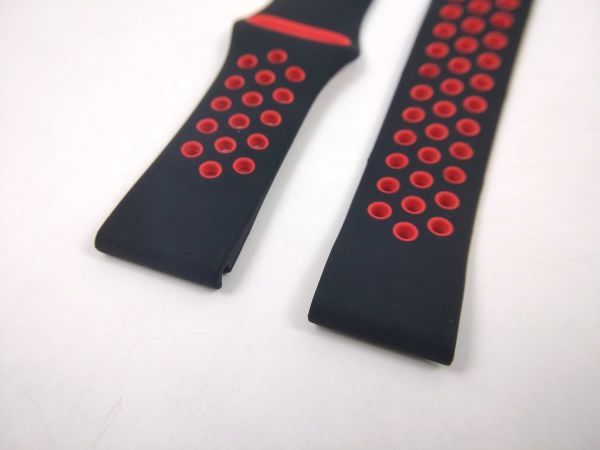 GARMIN Garmin 935/Approach S60/Fenix 5 for exchange sport belt silicon strap black red 