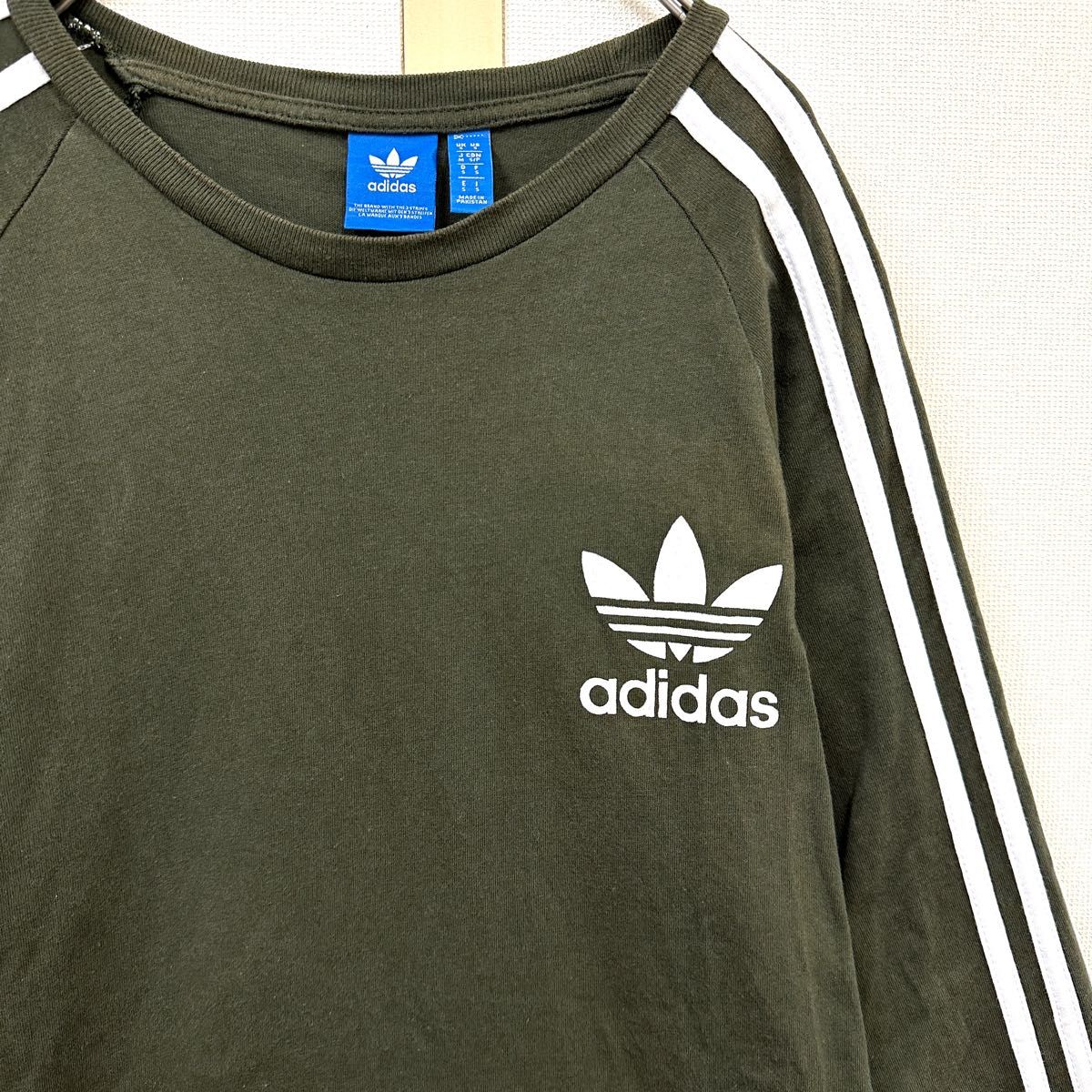 adidasスリーストライプス アディダスロンt adidas三本ライン トレフォイル ロングTシャツ 長袖 長袖Tシャツ