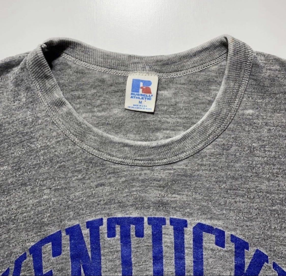 【¥1000スタート】M 80s 90s Ruseel Athletic KENTUCKY PRIDE Tee 80年代 90年代 ラッセルアスレティック プリント Tシャツ USA製 R2070_画像3