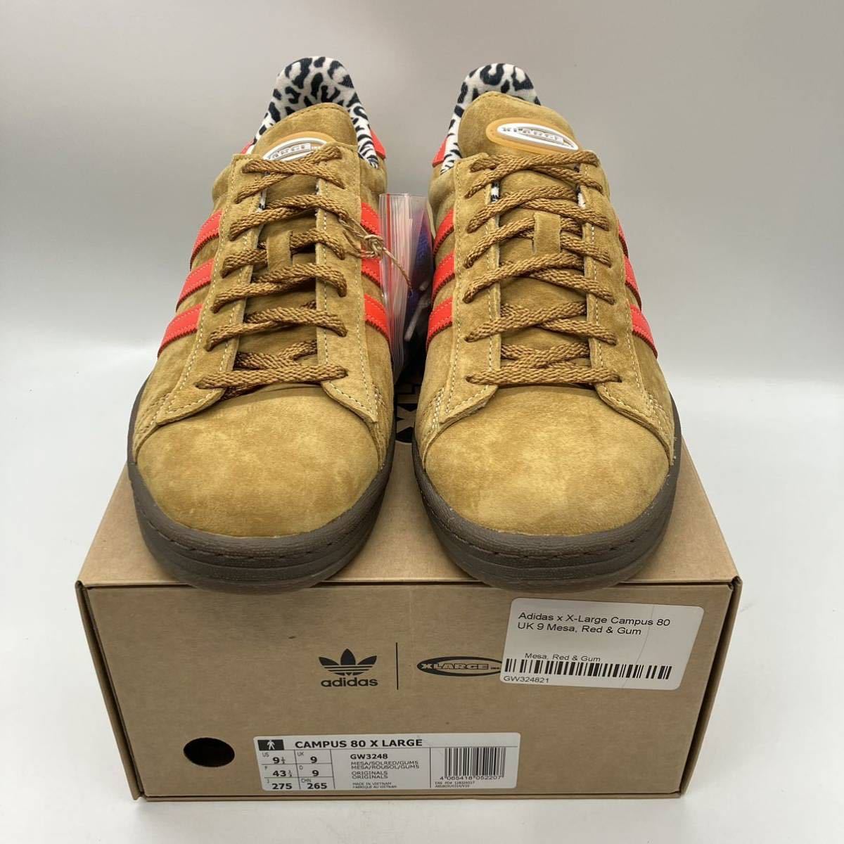 【27.5cm】新品 adidas CAMPUS 80 X LARGE アディダス キャンパス 80 エクストララージ (GW3248) F3_画像2