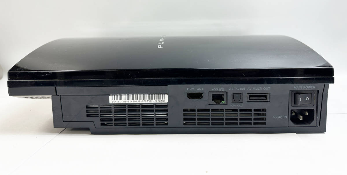 現状品 通電確認のみ SONY 初期型 PS3 CECHA00 60GB プレステ3 プレイステーション 9-25_画像7