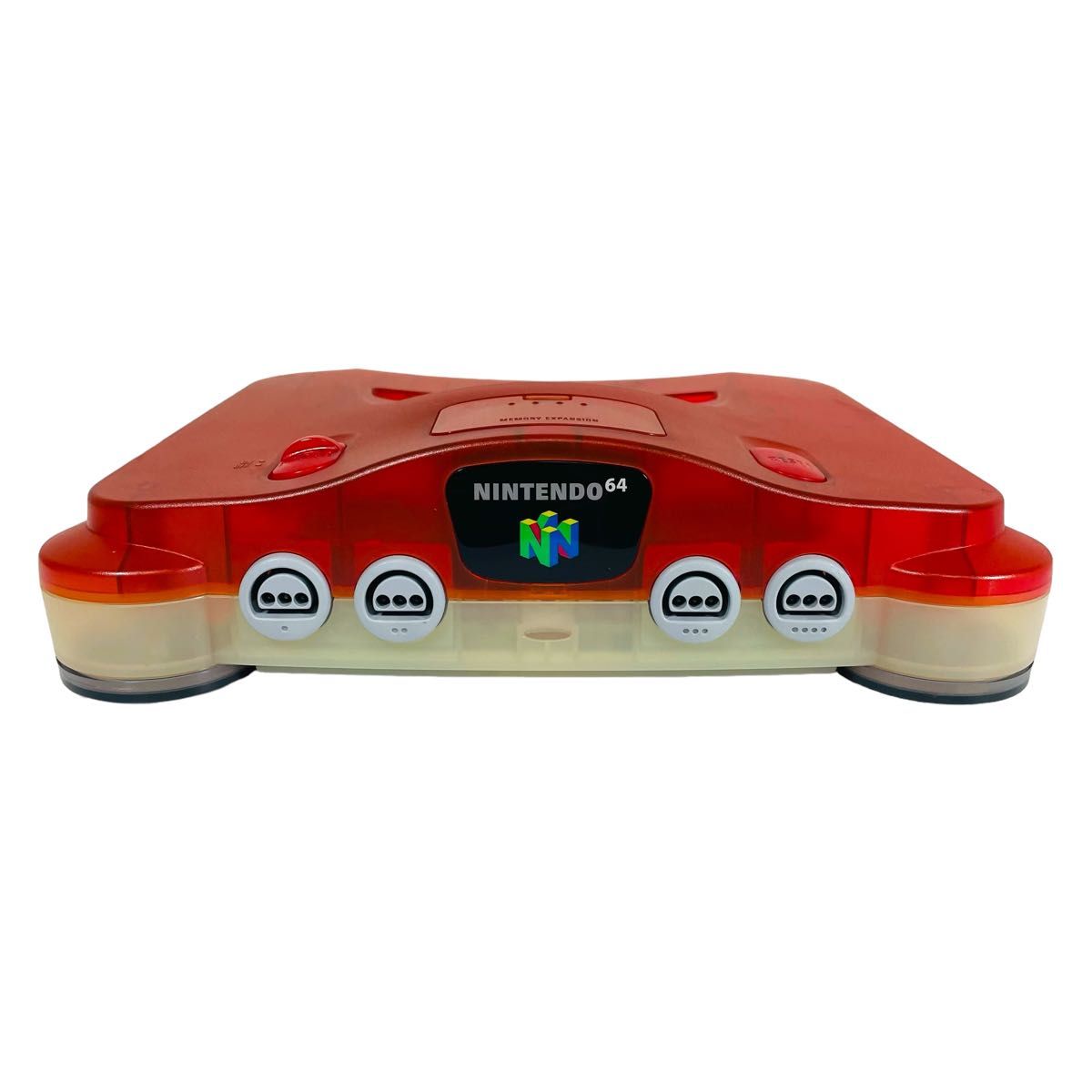 ★拡張パック付★Nintendo64 ニンテンドー64 クリアレッド 任天堂