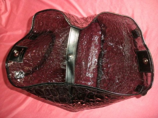 USED винил ( каркас ) большая сумка чёрный серия 