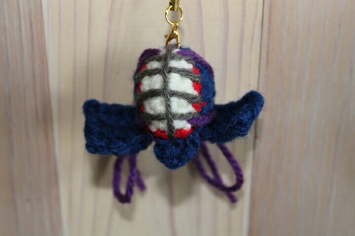 *Rinoko* knitting kendo surface strap purple cord 