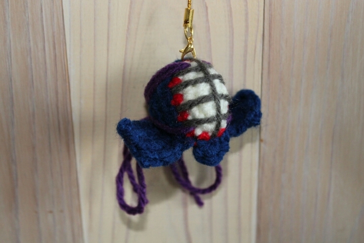 *Rinoko* knitting kendo surface strap purple cord 