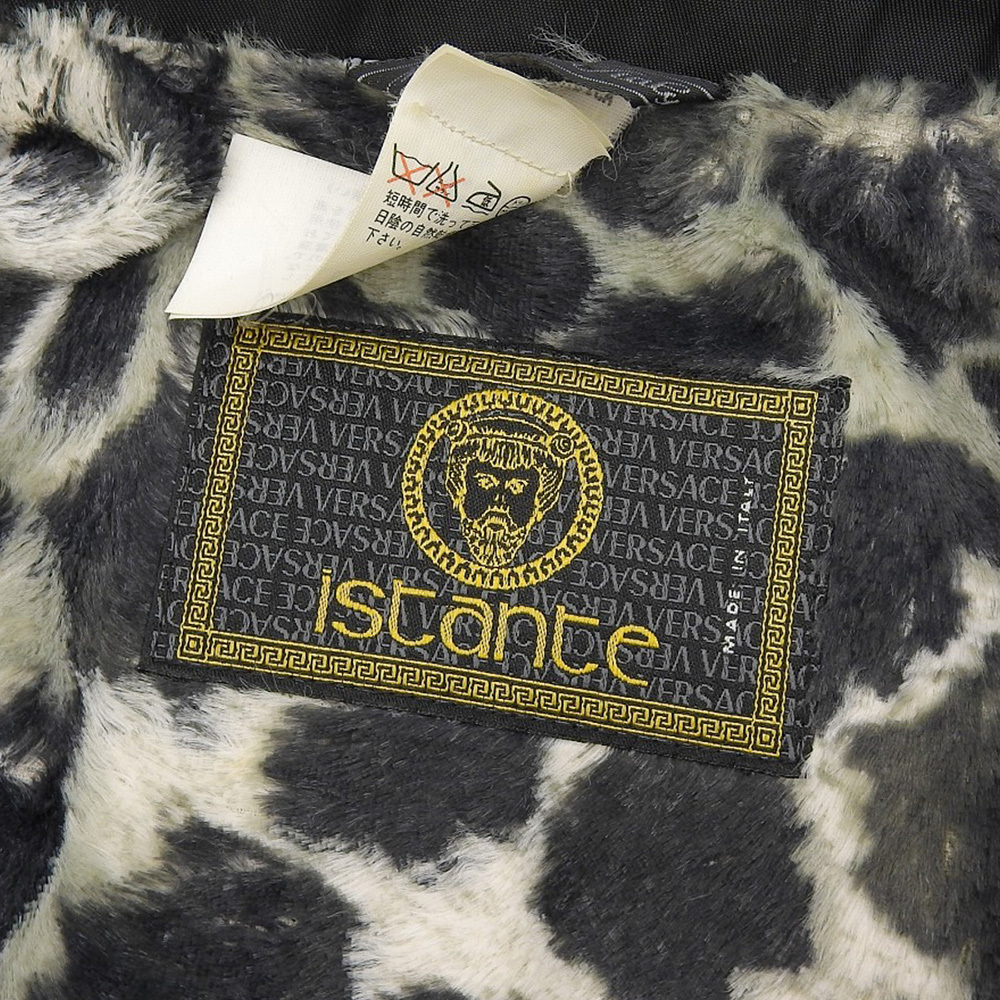 Gianni Versace Gianni Versace Istantei Stan te jacket outer lady's nylon black 40 Vintage 