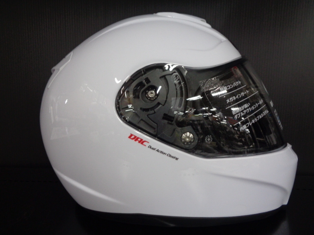 Lサイズ★WINS ウインズ FF-COMFORT フルフェイスヘルメット クールホワイト★アウトレット 2021年製造の画像3