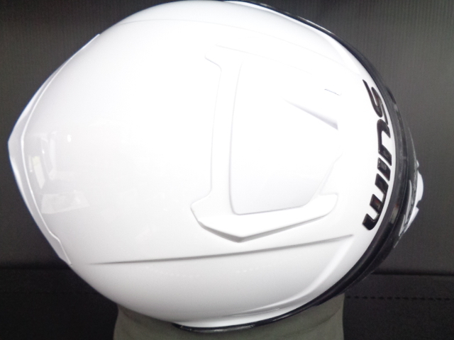 Lサイズ★WINS ウインズ FF-COMFORT フルフェイスヘルメット クールホワイト★アウトレット 2021年製造の画像6