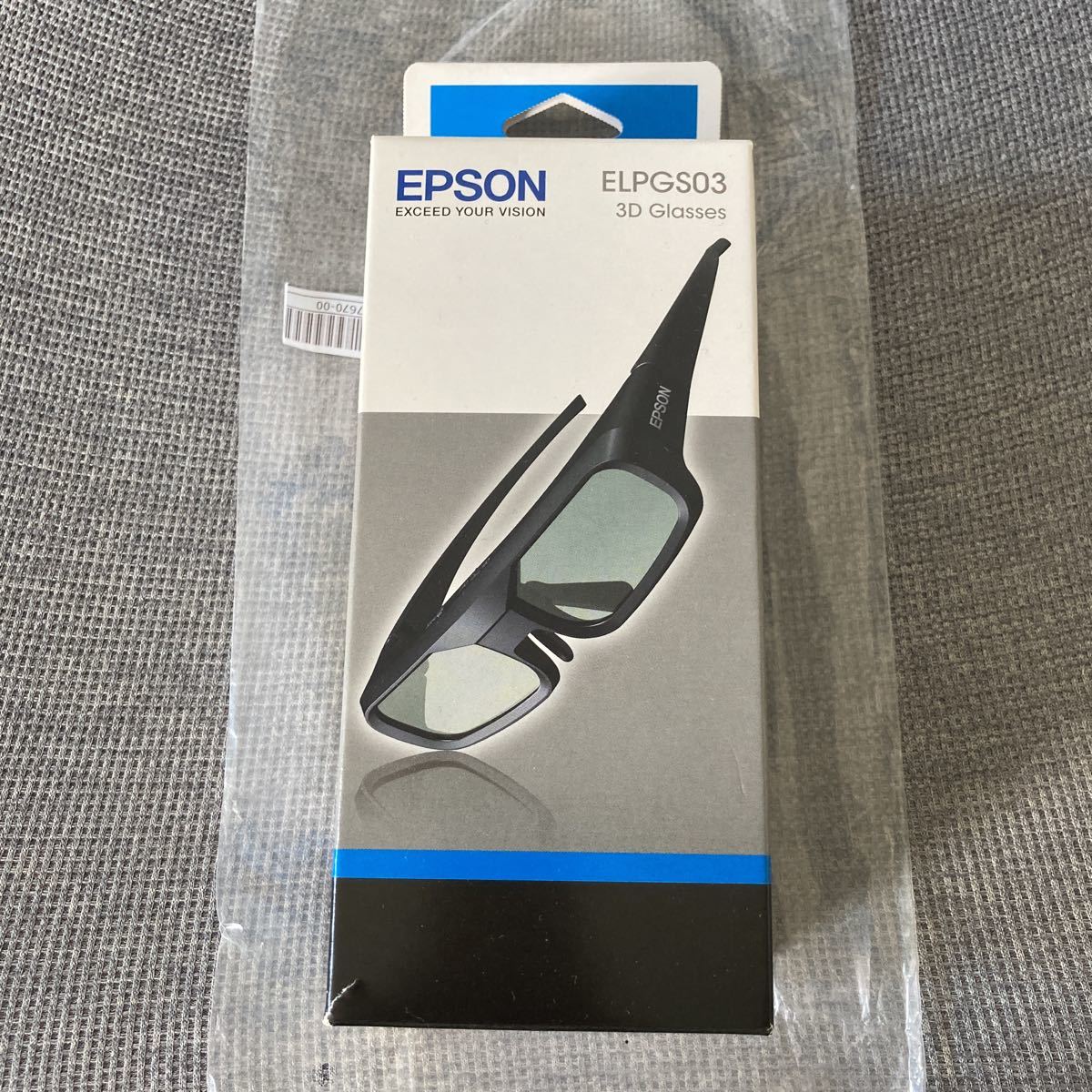 未開封未使用　EPSON　エプソン　3Dメガネ　ELPGS03　送料無料