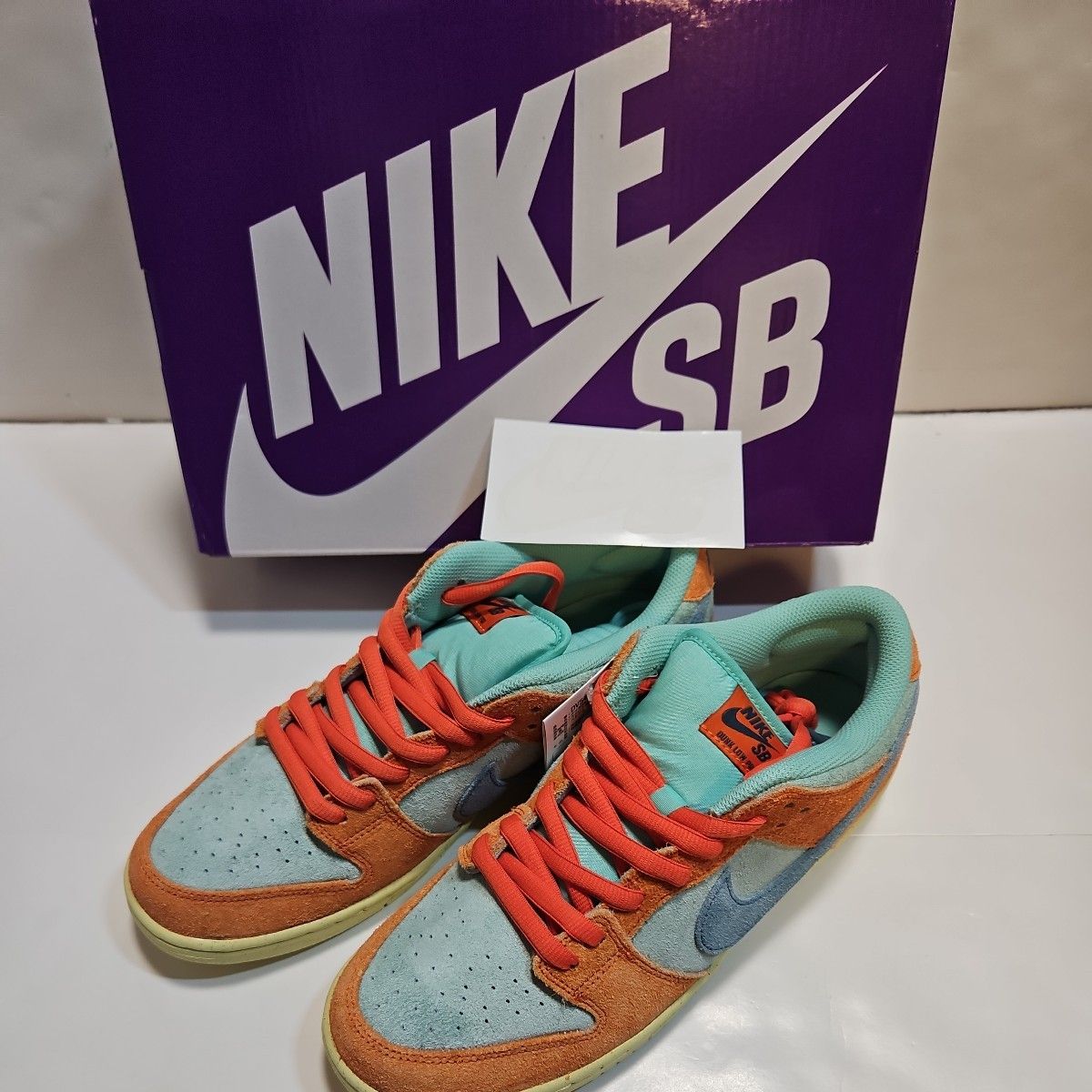 Nike SB Dunk Low Pro PRM Orange and Emerald Rise 28 5cm｜Yahoo