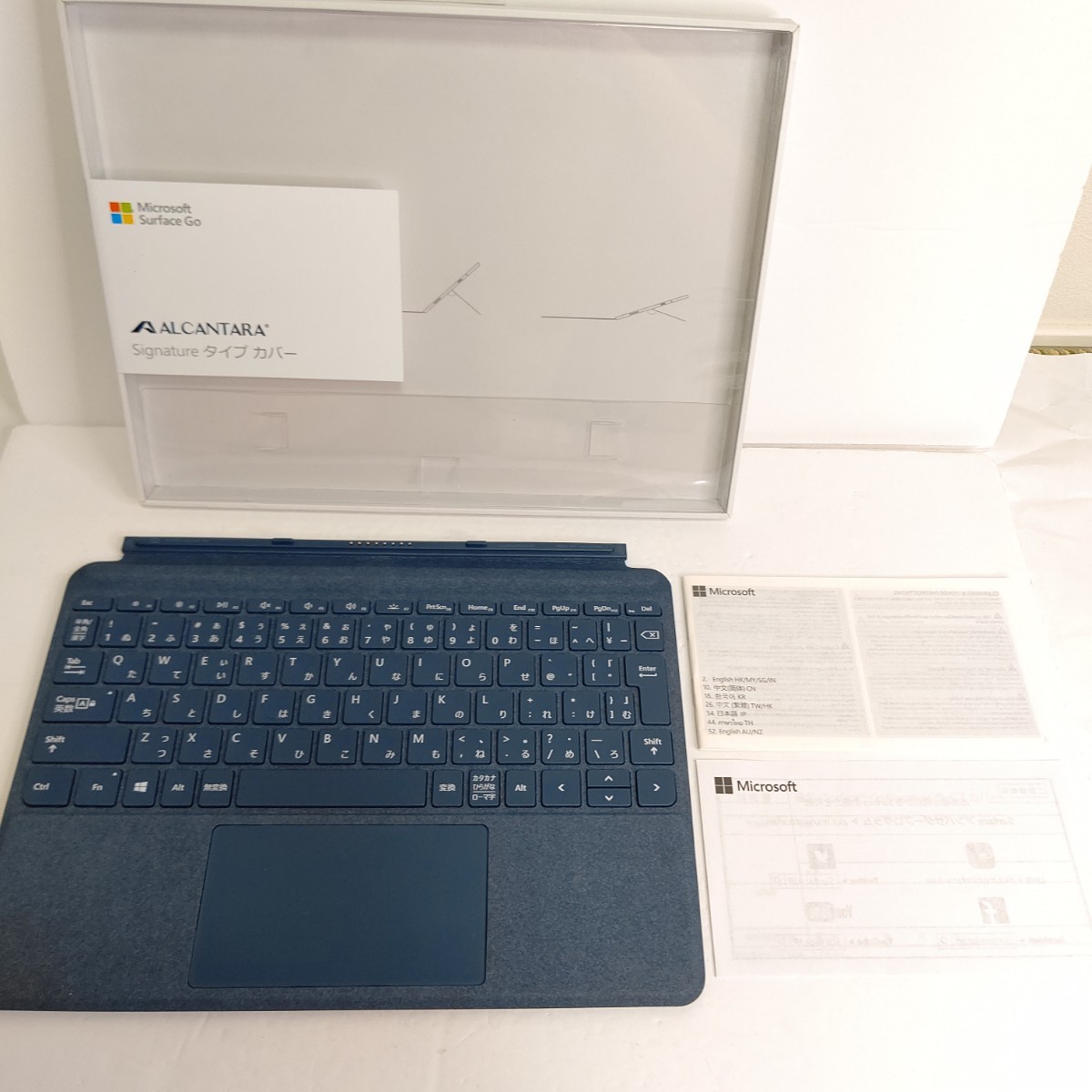 春新作の Surface Go タイプカバー コバルトブルー 極美品 MicroSoft