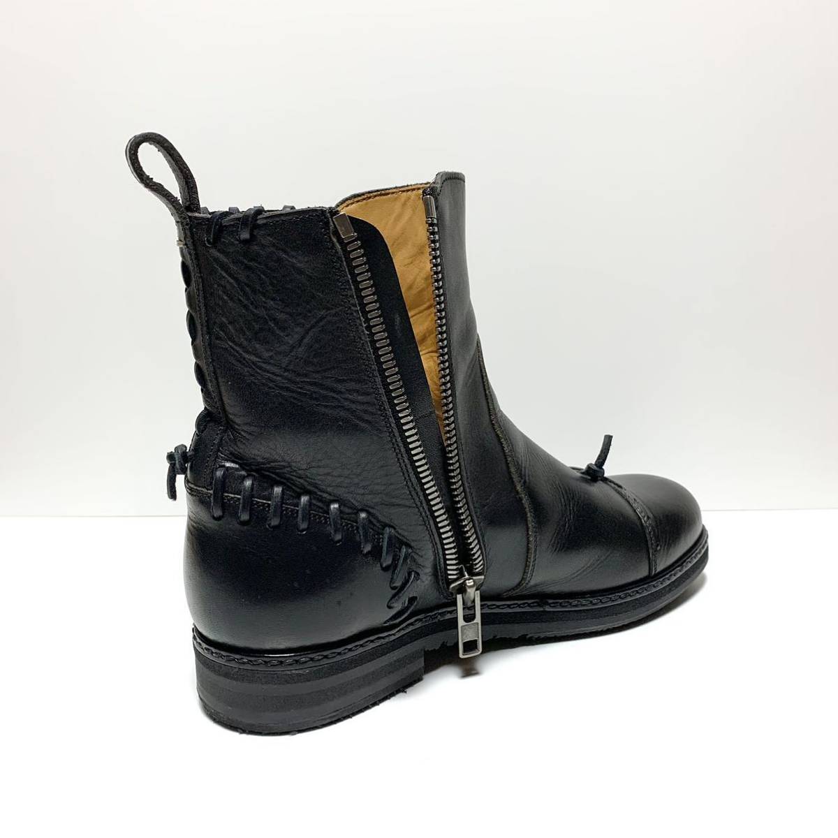 ☆良品 メゾンマルタンマルジェラ Margiela レザー ステッチ サイド