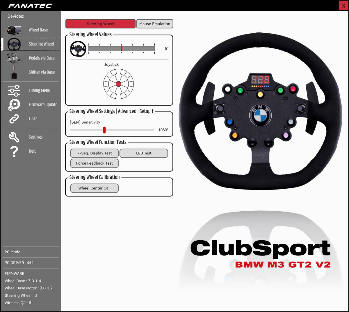 FANATEC ファナテック ClubSport Steering Wheel BMW GT2 V2　ステアリングコントローラー_画像8
