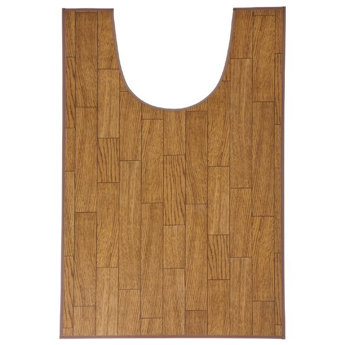  toilet mat for rest room mat wood grain pattern flooring toilet rug vinyl made repairs cleaning easy mat toilet floor 