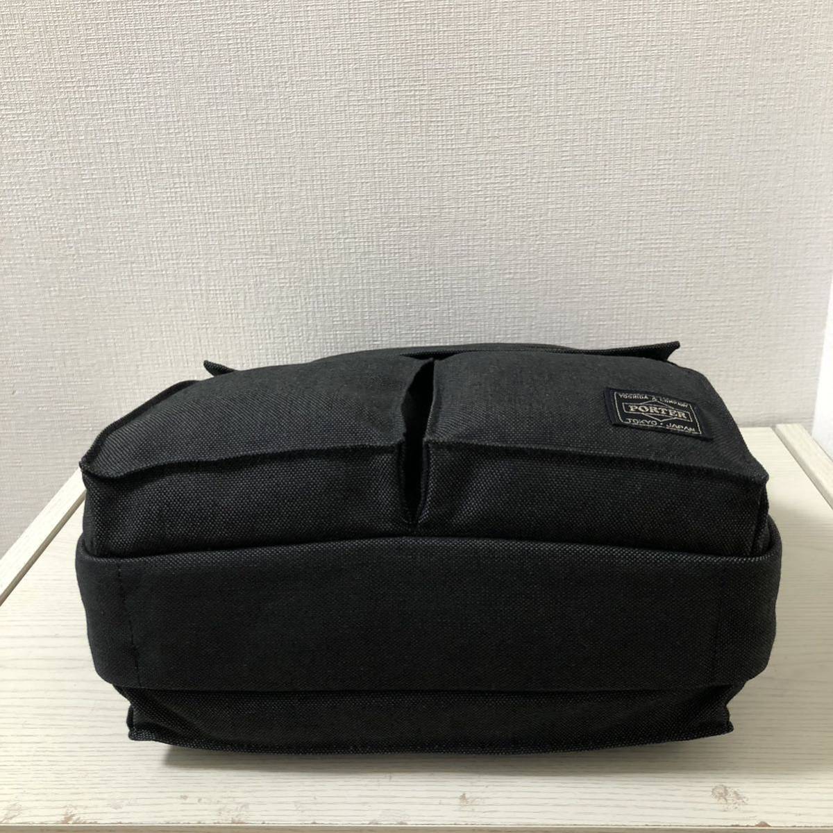 【大幅値下げ】【新品同様】定価37,400円 PORTER ポーター スモーキー SMOKY ショルダーバッグ 592-06368 ブラック 黒の画像4