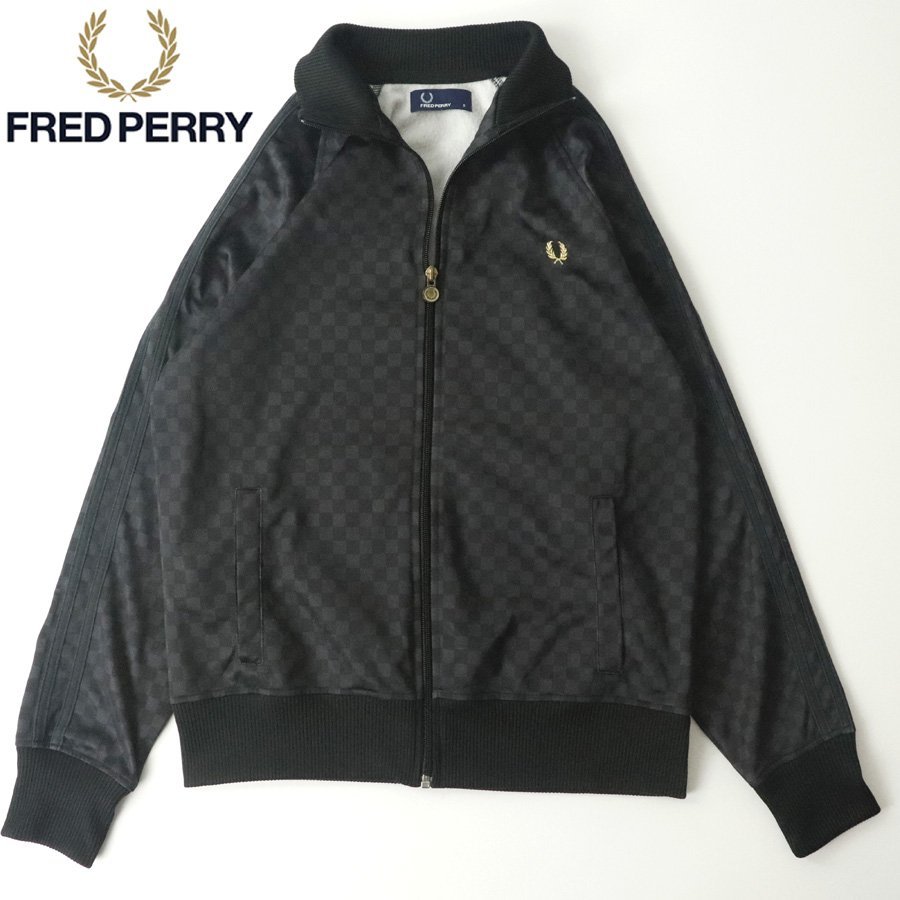 定価￥17,600- 美品 ポルトガル製 FRED PERRY フレッドペリー 市松模様