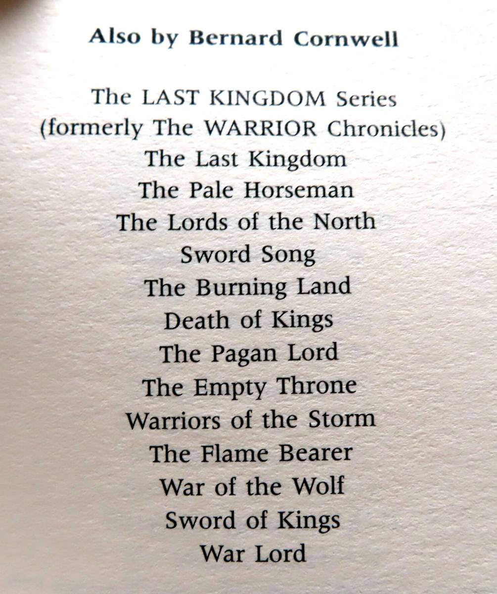 Bernard Cornwell's THE LAST KINGDOM Series, Complete Set of 13 Books_画像2