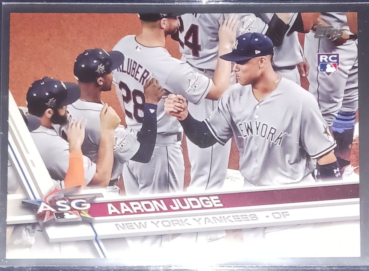 photo variations! aaron judge rc ルーキー mlb カード 写真違いバージョン sp!