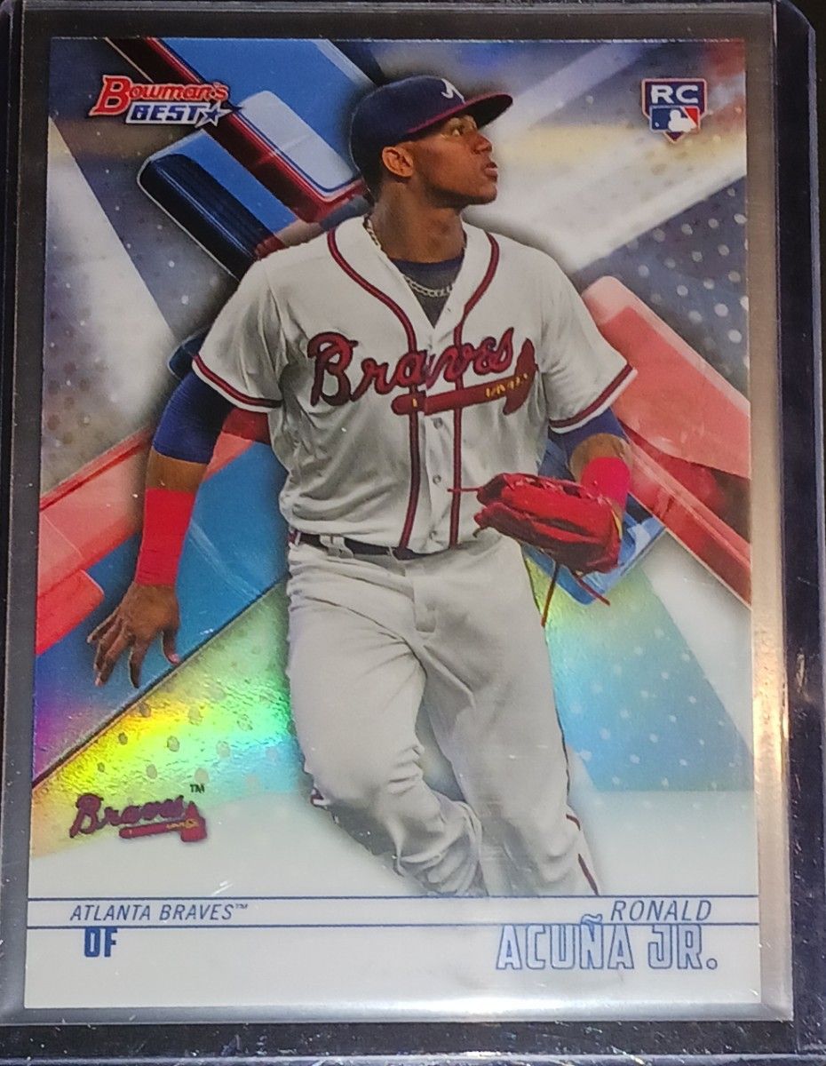 ronald acuna jr rc refractor mlb  カード リフラクター