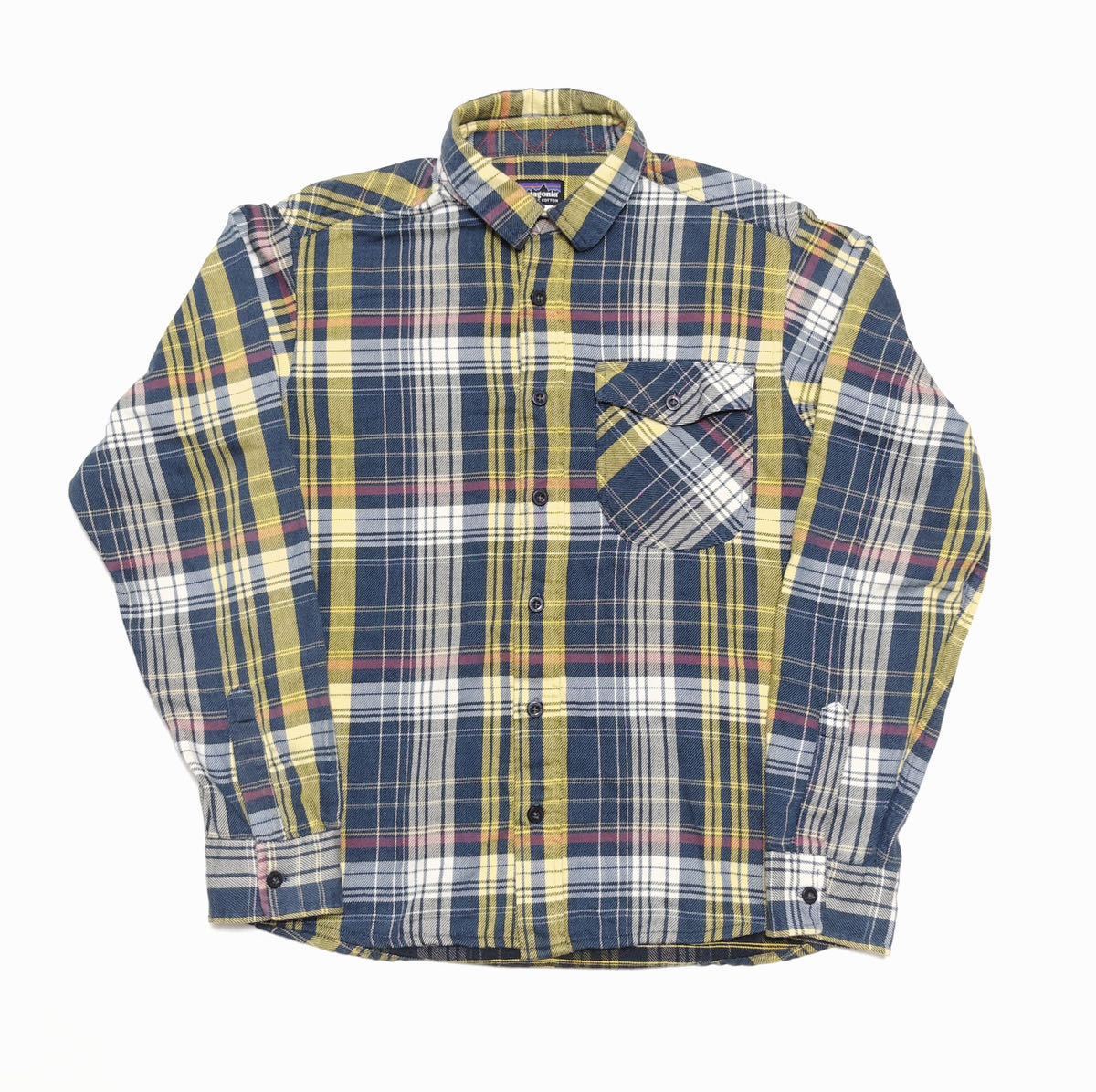 【FA14】Patagonia パタゴニア アイアンリッジシャツ S 52240 チンストラップ TNBK チェック ワークシャツ