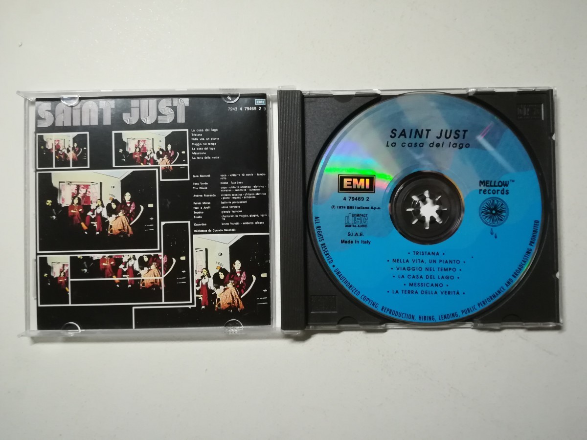 【CD】Saint Just - La Casa Del Lago 1974年(1994年イタリア盤) イタリアプログレ/サイケ/アシッドフォーク/女性ヴォーカル_画像3