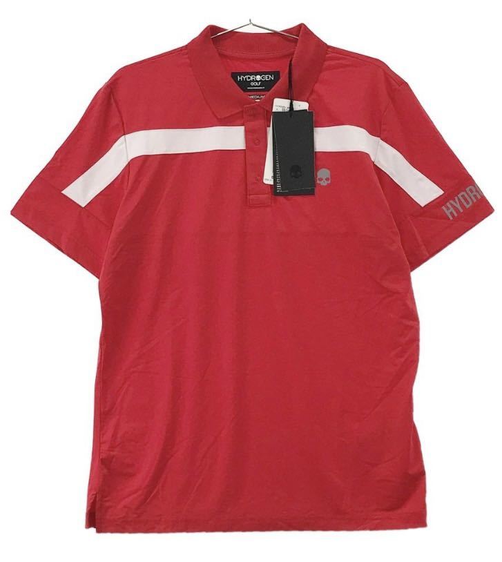 新品 未使用 2021 ハイドロゲン メンズ ゴルフウェア ポロシャツ Mサイズ 46 20,900円 hydrogen GOLF POLO スポーツウェア シャツ