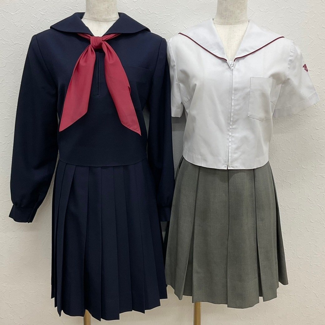 US823 (中古) 大分県 大分商業高校 6点セット /M/L/W69/セーラー US823 (中古) 大分県 大分商業高校 6点セット /M/L/W69/セーラー