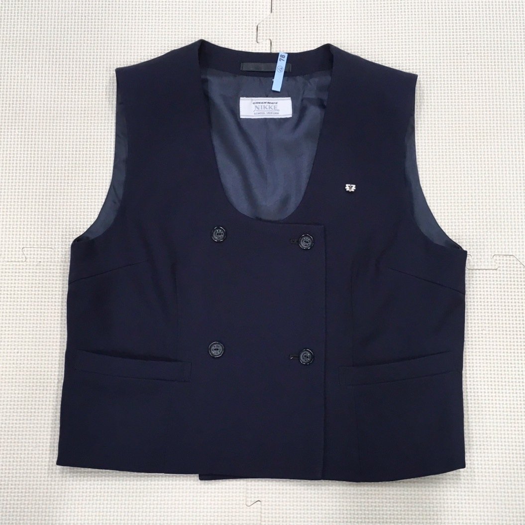 AT638(中古)栃木県 宇都宮中央女子高校(旧制服) 7点セット/校章付/4/ AT638(中古)栃木県 宇都宮中央女子高校(旧制服) 7点セット/校章付/4/