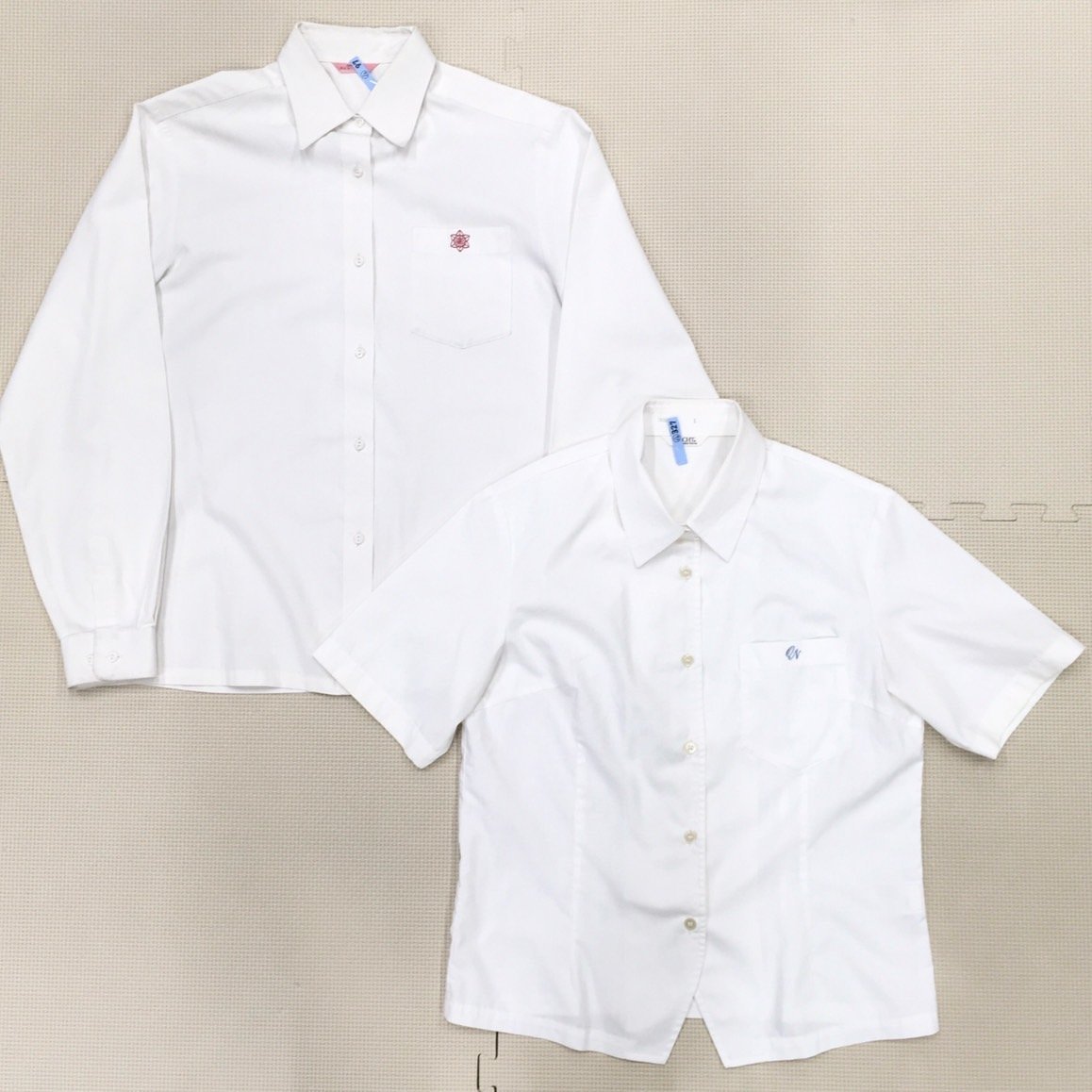 AT825-2(中古)栃木県 小山西高校 7点セット /校章付/170A/W69 AT825-2(中古)栃木県 小山西高校 7点セット /校章付/170A/W69