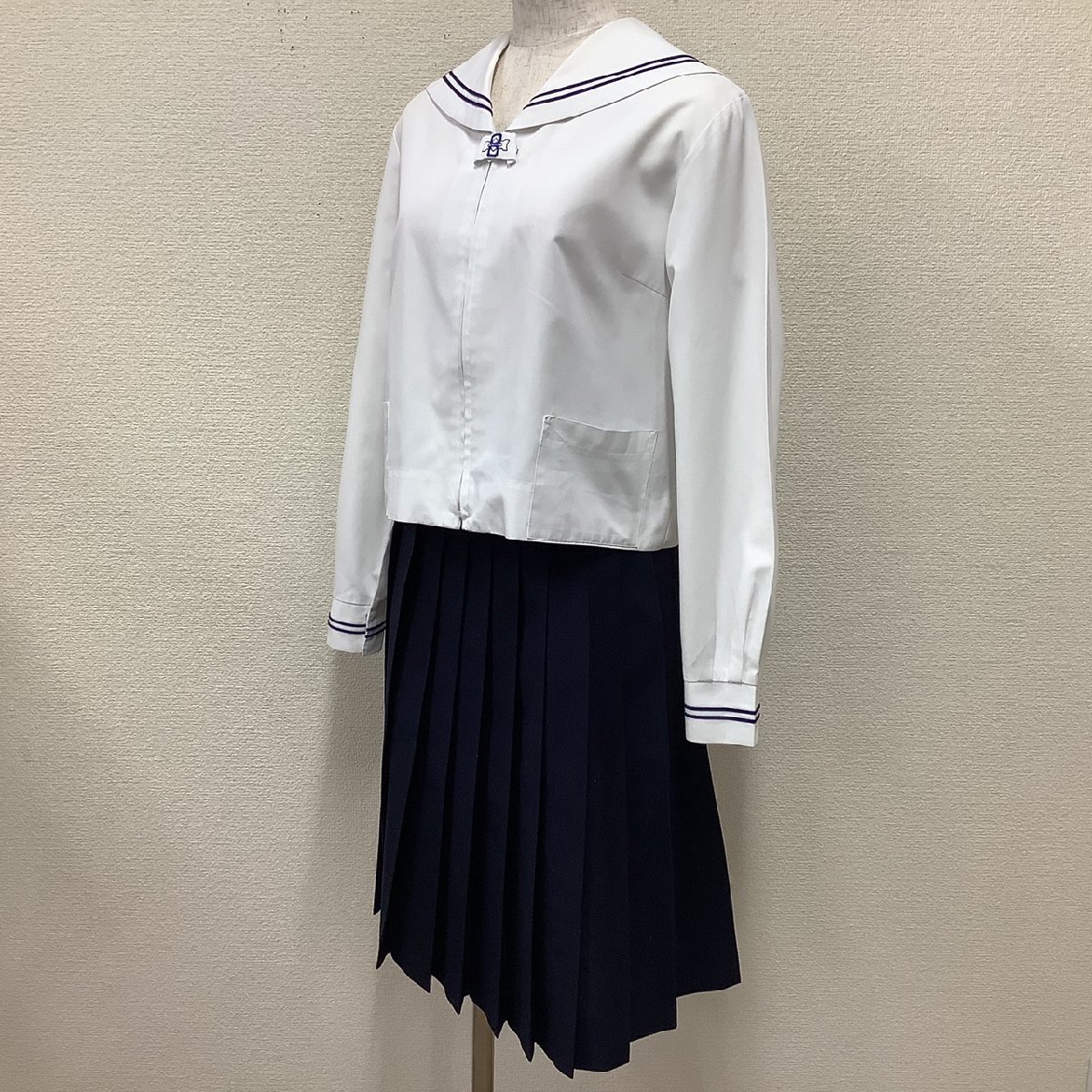 Y)I109 (中古) 山形県 山形市立第八中学校 セーラー服 旧制服 Y)I109 (中古) 山形県 山形市立第八中学校 セーラー服 旧制服