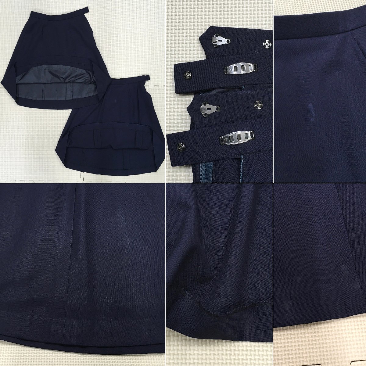 AT638(中古)栃木県 宇都宮中央女子高校(旧制服) 7点セット/校章付/4/ AT638(中古)栃木県 宇都宮中央女子高校(旧制服) 7点セット/校章付/4/