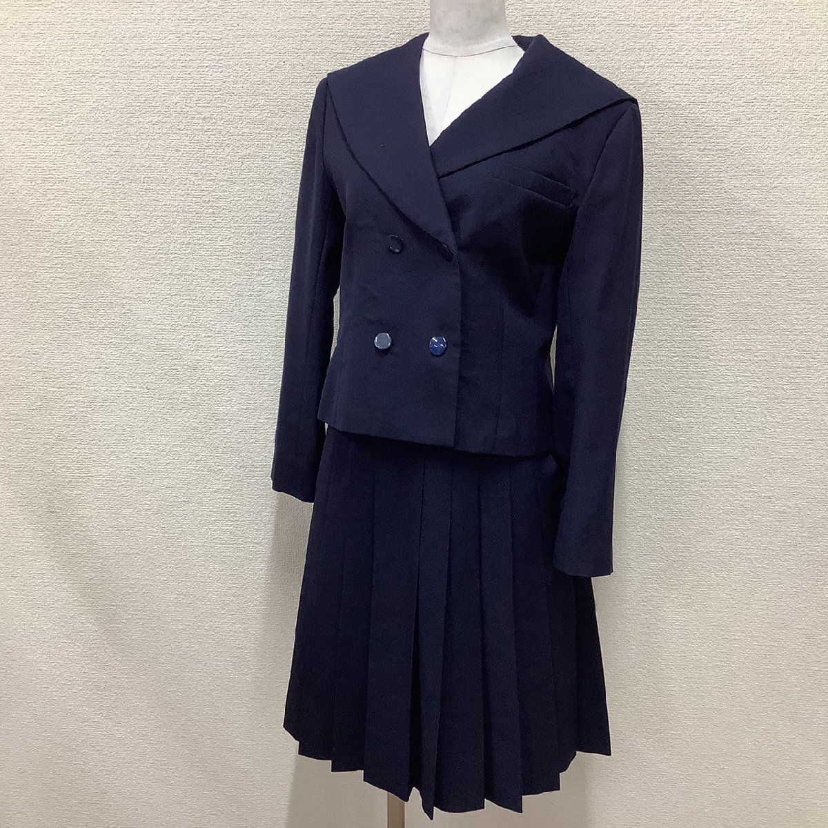 I300/Y(中古)福島県 本宮高校 女子制服6点 /旧制服/校章/LL/W72 I300/Y(中古)福島県 本宮高校 女子制服6点 /旧制服/校章/LL/W72
