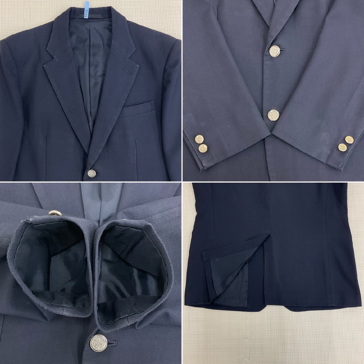 US697-1 (中古) 神奈川県 横浜市立 矢向中学校 男子学生服 4点 US697-1 (中古) 神奈川県 横浜市立 矢向中学校 男子学生服 4点