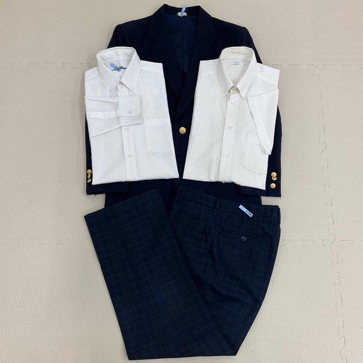 人気ブランドバ40代 US949-2 (中古) 福岡県 私立 明治学園高校 男子学生服 4点セット 学生服