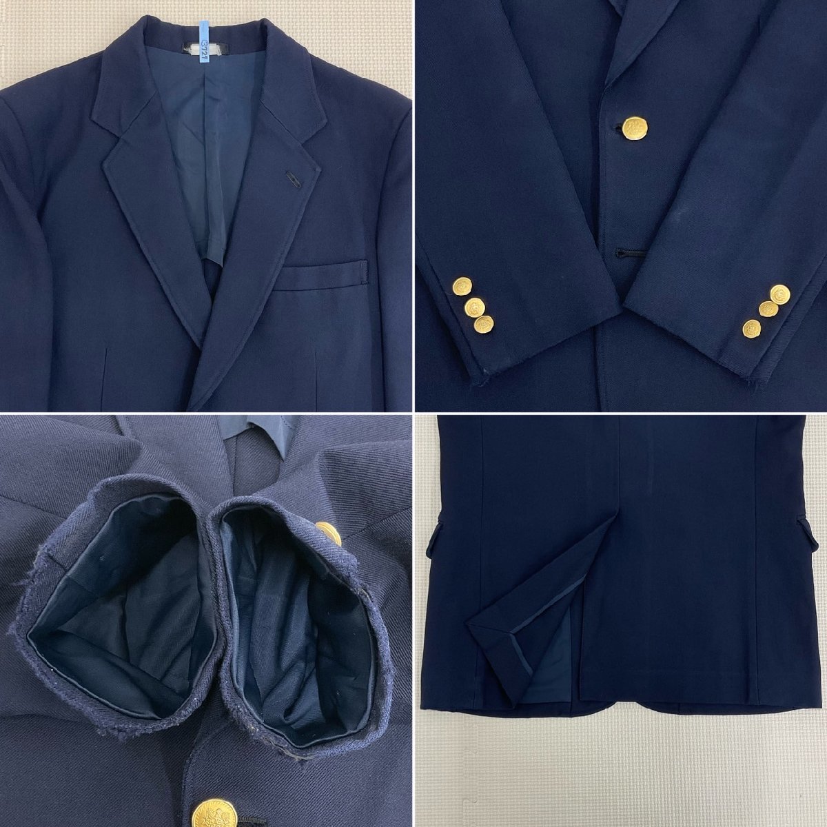 早割 リフト券 US949-2 (中古) 福岡県 私立 明治学園高校 男子学生服 4点セット 学生服