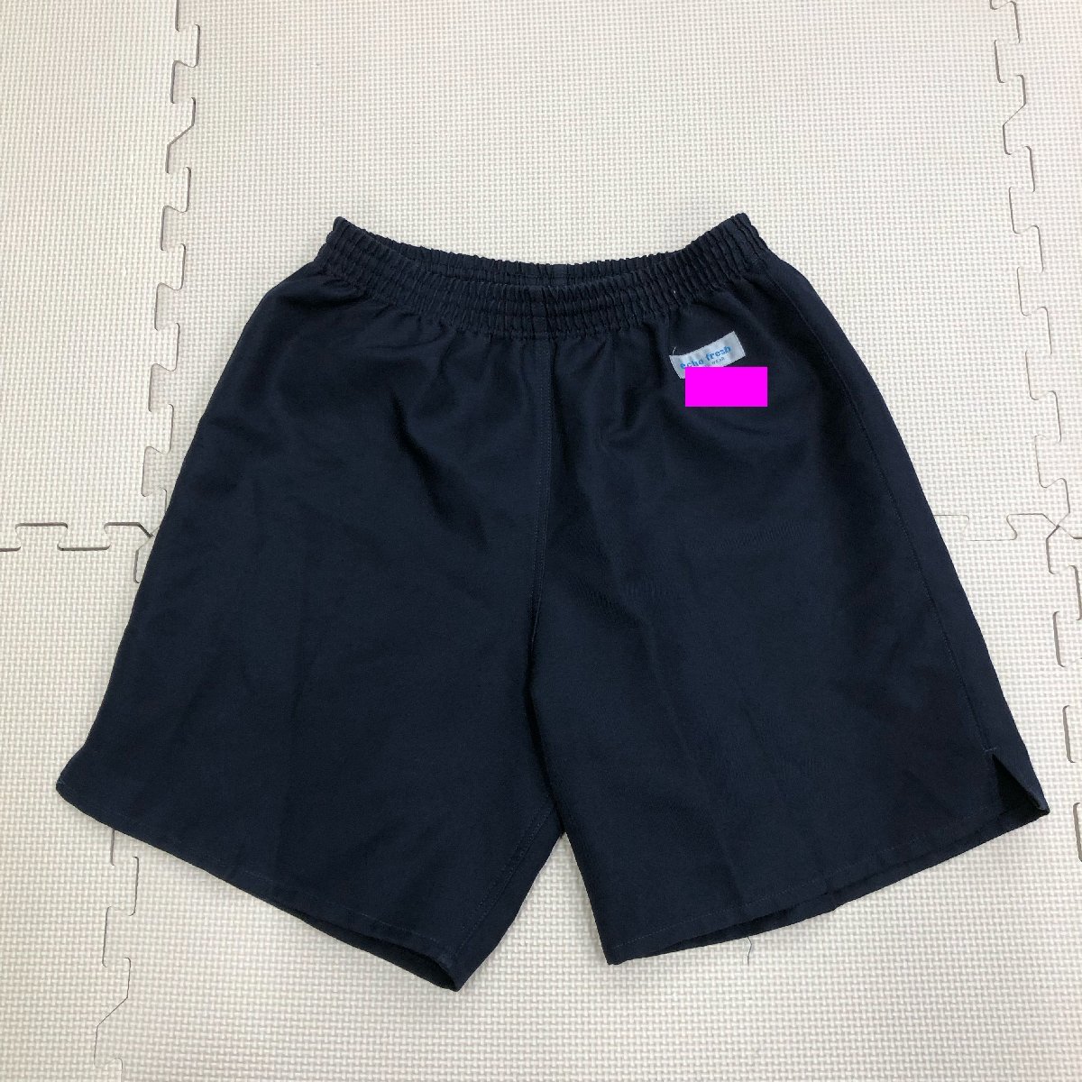 (Y)MJ542 ( used ) Yamagata prefecture Yamagata city . gold . junior high school jersey 3 point set / designation goods /M/ short sleeves / shorts /UNITIKA/ for summer / gym uniform / man . raw .