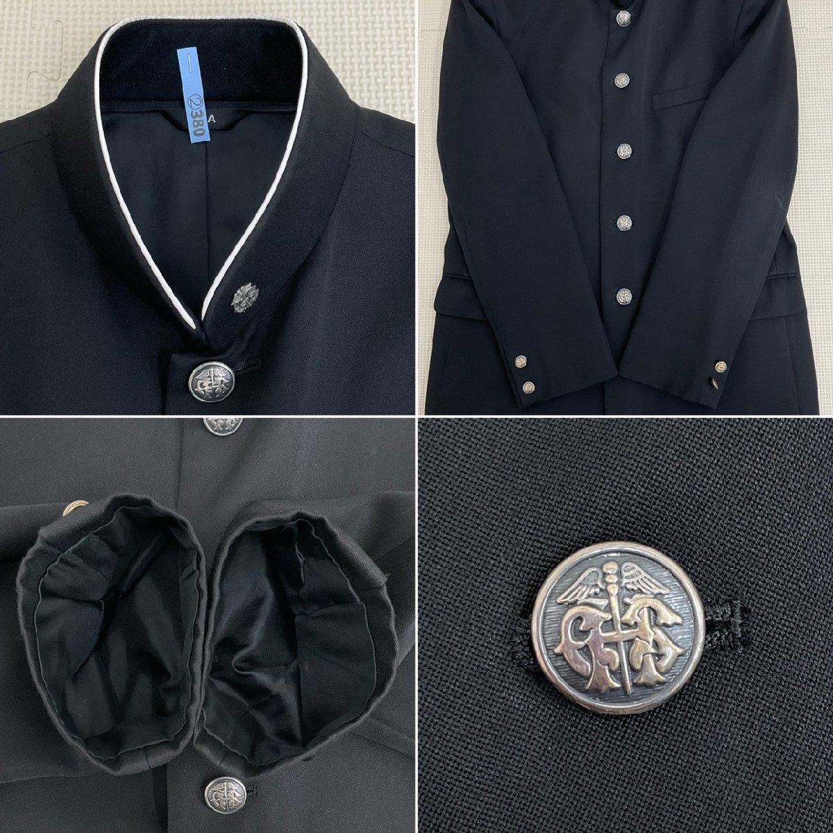 US739 (中古) 北海道 函館商業高校 男子学生服 5点セット /指定 US739 (中古) 北海道 函館商業高校 男子学生服 5点セット /指定