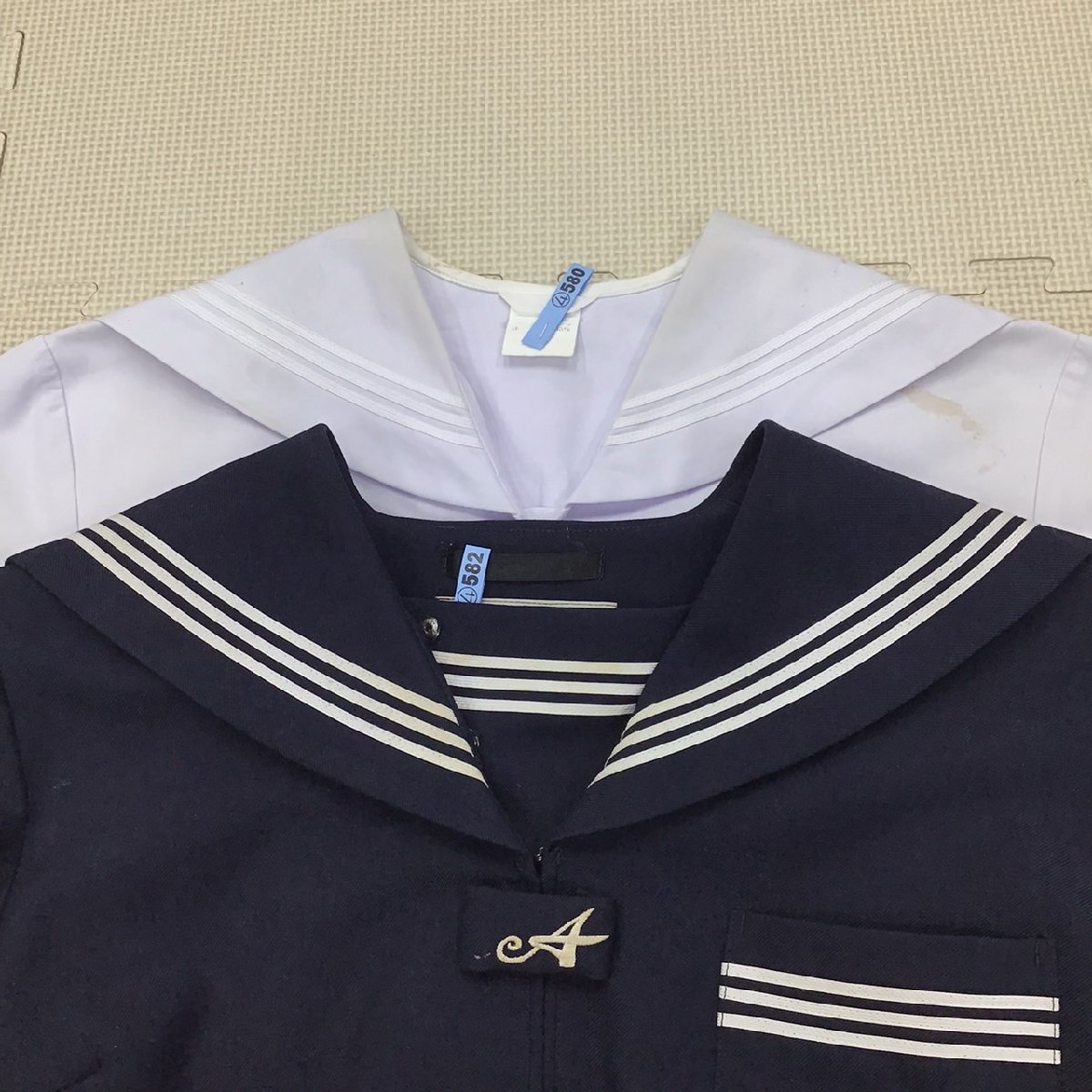 O28/()兵庫県 荒井中学校 女子制服5点 /大きめ/LL/7/W72 O28/()兵庫県 荒井中学校 女子制服5点 /大きめ/LL/7/W72