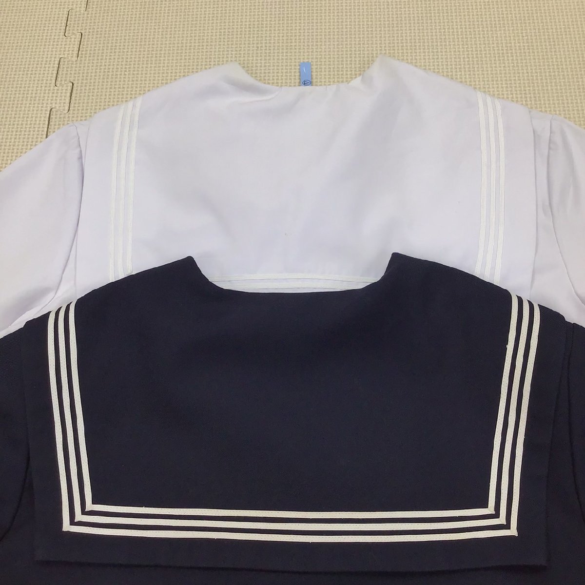 O28/()兵庫県 荒井中学校 女子制服5点 /大きめ/LL/7/W72 O28/()兵庫県 荒井中学校 女子制服5点 /大きめ/LL/7/W72