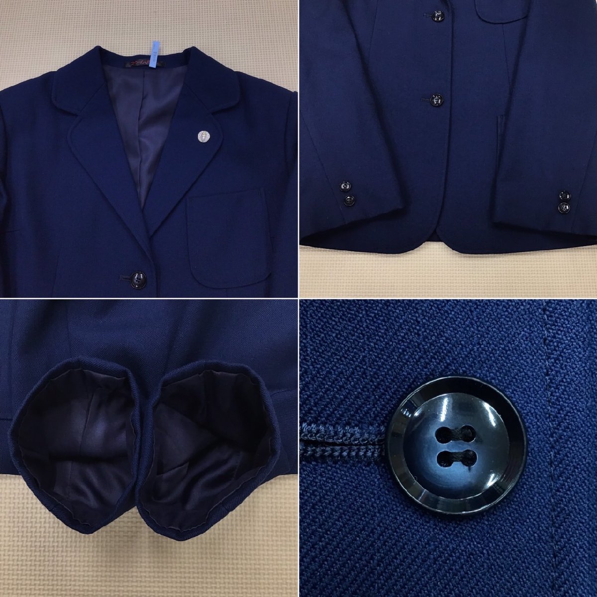 O32/L(中古)埼玉県 朝霞第四中学校 女子制服7点 /校章/170/L/W72 O32/L(中古)埼玉県 朝霞第四中学校 女子制服7点 /校章/170/L/W72