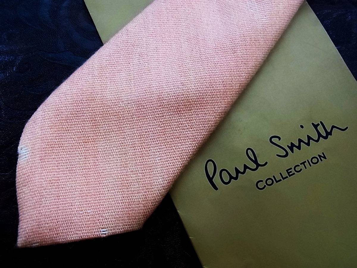 *N-0017* Paul Smith [ wool ground ] necktie 