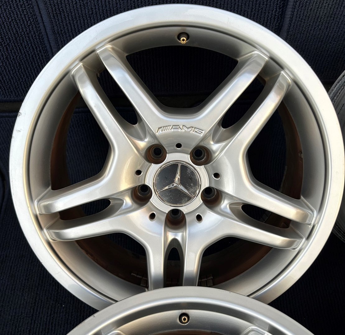 AMG メルセデスベンツ CLKクラス 純正 18インチ ホイール4本 7.5J/8.5J
