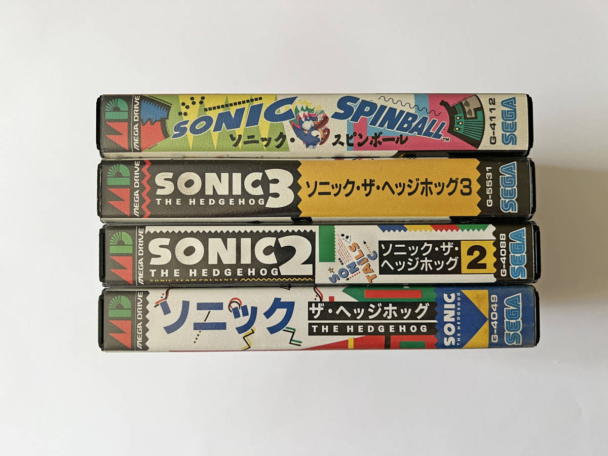 メガドライブ ソニックザヘッジホッグ 1 2 3 スピンボール メガドライブ ソニックザヘッジホッグ 1 2 3 スピンボール