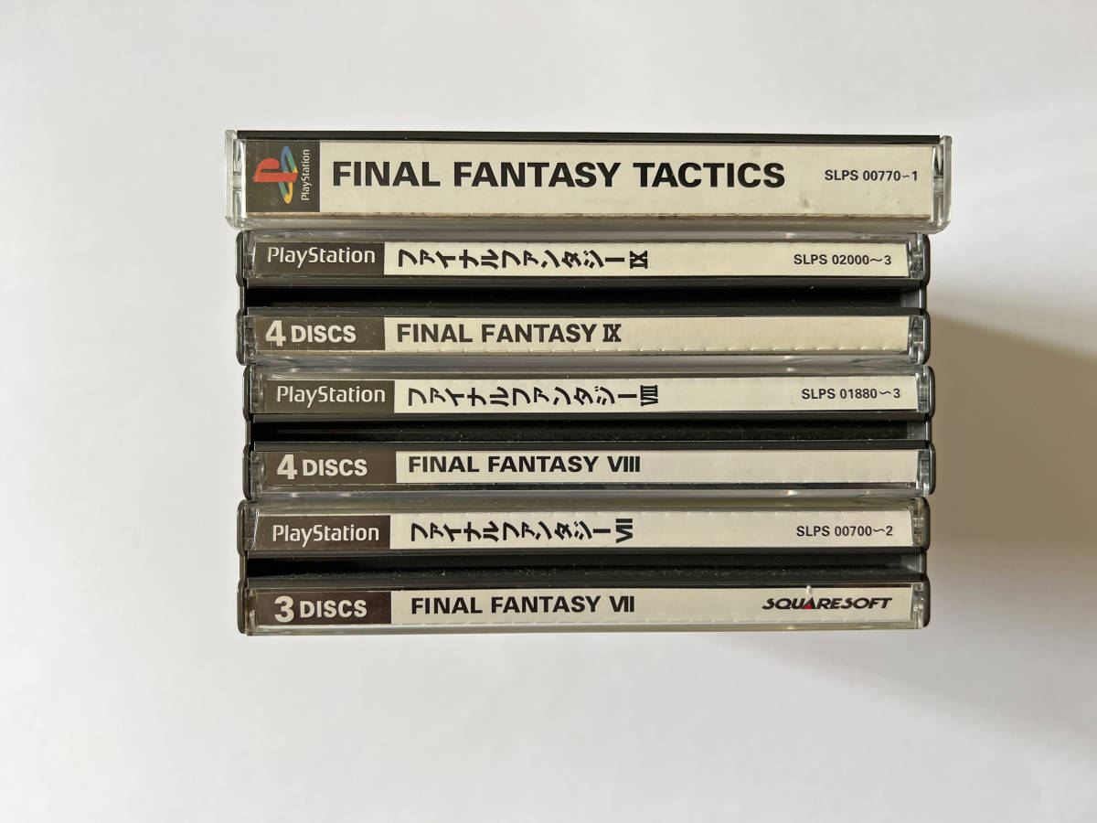 PS1 ファイナルファンタジー 7 8 9 タクティクス セット 帯あり プレステ プレイステーション FInal Fantasy VII VIII IX Tacticsの画像4