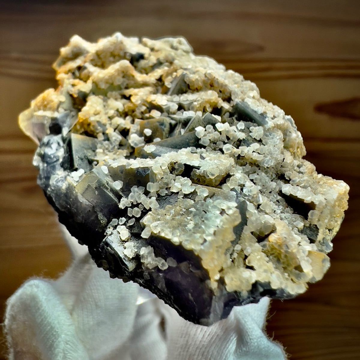 フローライト アメリカ ニューメキシコ州 TEAA Mine産 蛍石 蛍光 天然石 原石 鉱物 鉱物標本 石_画像5