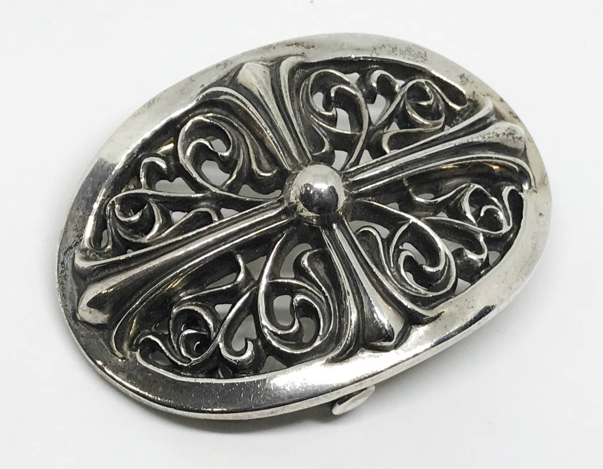 国内正規品】 CROSS OVAL BUCKL クロムハーツ HEARTS CHROME 1.5