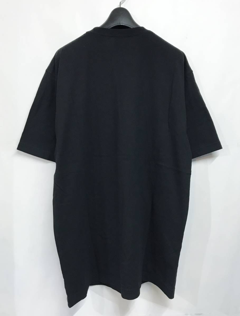 BEP BLACK EYE PATCH ブラックアイパッチ ぼかしロゴ クルーネック Tシャツ L 黒の画像4